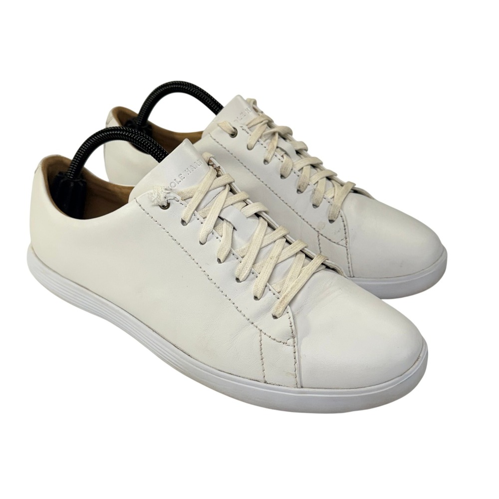 Cole Haan Grand Crosscourt Sneaker Womens 11 White Leather Low Casual Minimalist